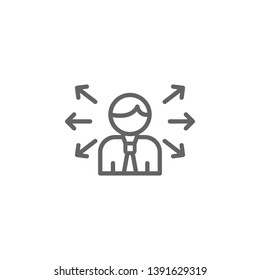 Opportunities  outline icon. Elements of Business illustration line icon. Signs and symbols can be used for web, logo, mobile app, UI, UX