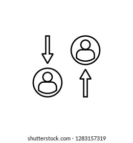 opportunity concept linear icon, sign, symbol, vector on isolated background