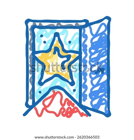 opportunity door succes challenge doodle icon sketch vector. opportunity door succes challenge sign. isolated symbol illustration