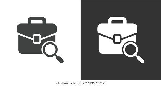 Icono de Exploración de oportunidades. Icono de la serie de glifos sólidos