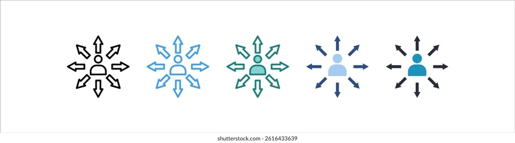Opportunity Icon In Different Style Vector