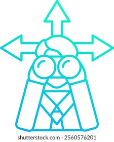 Opportunity Icon - Line Style - Meritocracy Theme