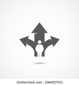 Opportunity icon on white background