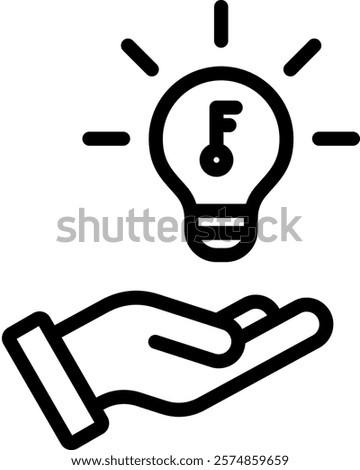 Opportunity Icon Outline Vector Illustration