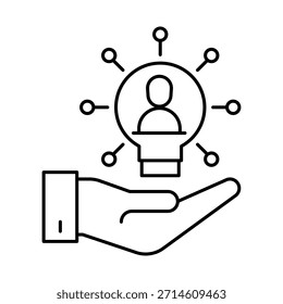 Verkaufschancensymbol: Vektorgrafik für Unternehmenswachstum und Innovationskonzepte. Verkaufschancensymbol, kreative Ideen, Geschäftspotenzial, strategisches Wachstum und Innovationsdenken.