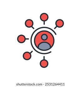 icono de oportunidad. Vector. Trazo editable. signo de estilo lineal para uso Diseño web, logotipo. Ilustración de símbolo.