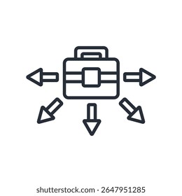 opportunity icon. vector.Editable stroke.linear style sign for use web design,logo.Symbol illustration.