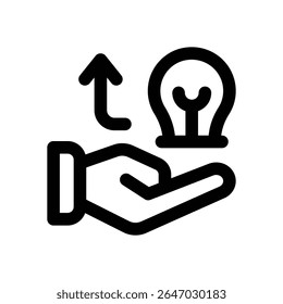 opportunity line icon. Clean and minimalist vector icon for websites, mobile apps, presentations, and logos. Fully scalable and customizable for any project.
