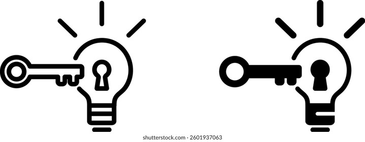Opportunity line icon , vector illustration