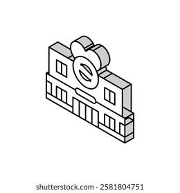 opportunity shop store isometric icon vector. opportunity shop store sign. isolated symbol illustration