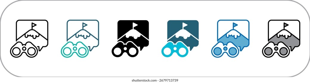 Opportunity Single Icon Pack - Illustration zu mehreren Systemen