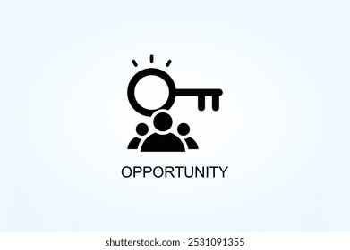 Vector De Oportunidad O Ilustración De Símbolo De Logotipo