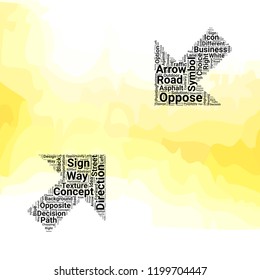 Opposing arrows icon