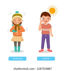 Premium Vector  First and last. vector antonyms. first, last, and  opposites. cartoon characters illustration