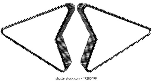 Opposite arrow