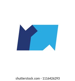 opposite arrow linked design logo vector
