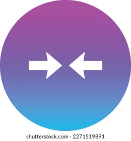 Opposite Arrows vector icon. Can be used for printing, mobile and web applications.