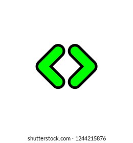 Opposite arrows vector illustration