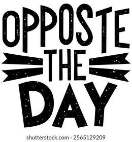 Opposite Day  in simple art