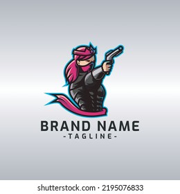 Design des Vorlagenlogo gegenüber, Vorlagenmaskottdesign