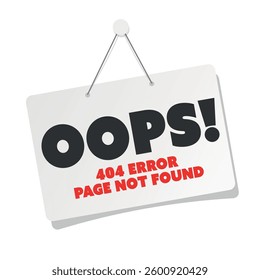 Opps! 404 error - Page not found	