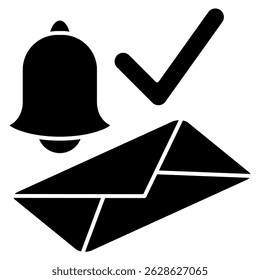 Opt In icon represented by Opt In symbol Black Filled style.