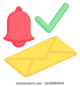 Opt In icon represented by Opt In symbol Flat style.