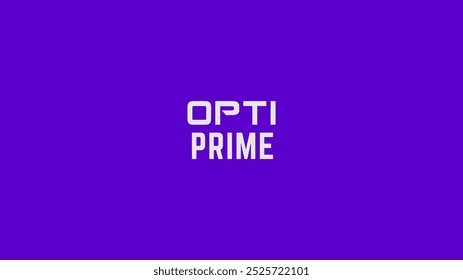 Opti Prime Logo Vector Artworks - Event Logos