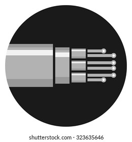 Optic Cable Icon