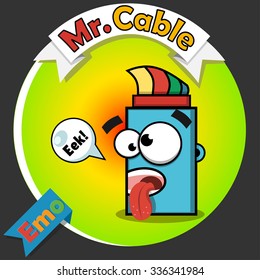 Optic cable logo