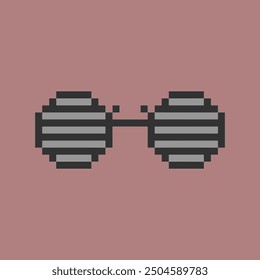 optic cool glasses pixel art