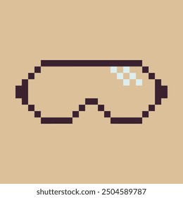 optic cool glasses pixel art