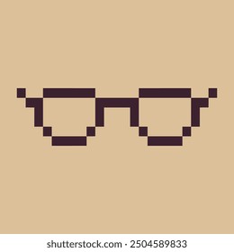 Vidrios fríos ópticos Pixel Art