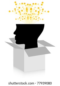 optic fibres in human head
