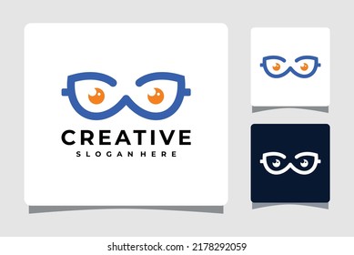Optic Glasses Logo Template Design Inspiration