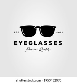 optic glasses shop isolated logo template vector illustration design. simple eyeglasses, optical gallery logo concept