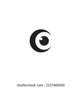 Diseño vectorial libre del logotipo del icono óptico