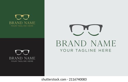 Optic Lens Logo Vector Design Vintage Illustration, Eyeglasses Logo, Glasses Vector, Lets See The World, Clear Seeing, Eyeglass Illustration