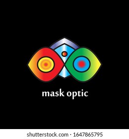 Logotipo óptico para productos y tiendas. 