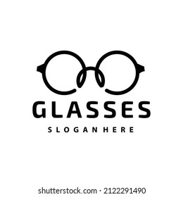 Optic Store Glasses Simple Logo Template Stock Vector (Royalty Free ...