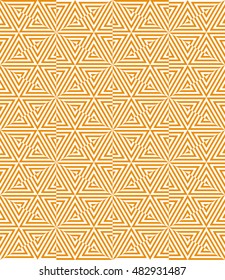 optic triangle orange background