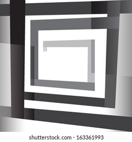 optica tunnell black and white background
