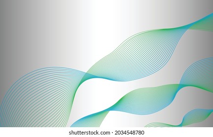 Resumen de arte óptico Fondo Onda de color verde Plantillas de diseño Web Afiche Cartel Textura Diseño Vector Ilustración 