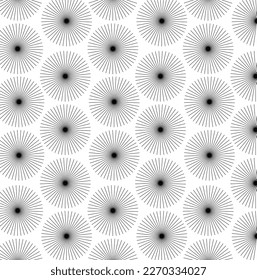 optical art abstract background sun minimal design black and white