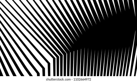optical art abstract background wave design black and white op art