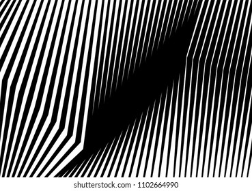 optical art abstract background wave design black and white op art
