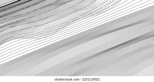 optical art abstract background wave design yellow.