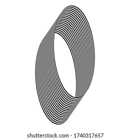 optical art abstract vector background wave design black and white