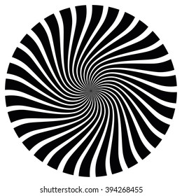 Optical Art. Also available as part of a set of nine spirals.