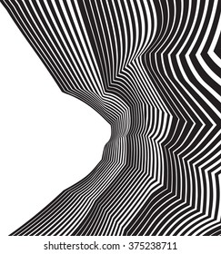 optical art background abstract greyscale artwork black and white
